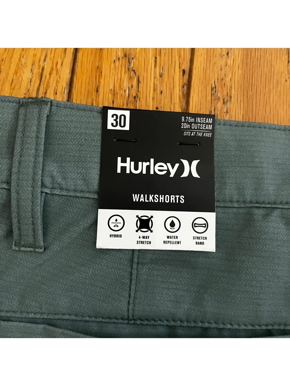 Hurley Venture Printed Hybrid Walkshorts Size 30